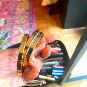 Elegant Gold Bangle Set